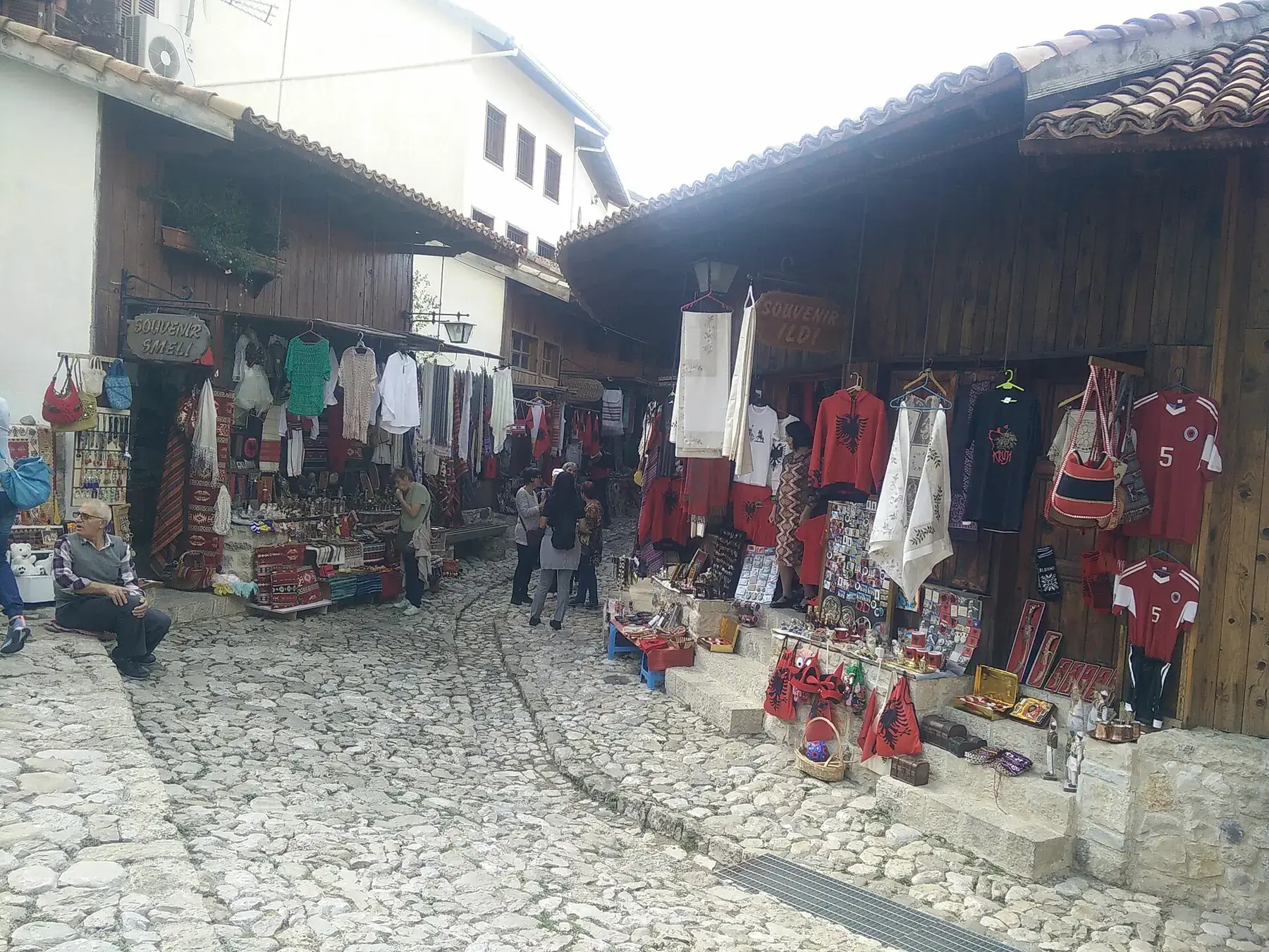 Shops under the bazaar roofs