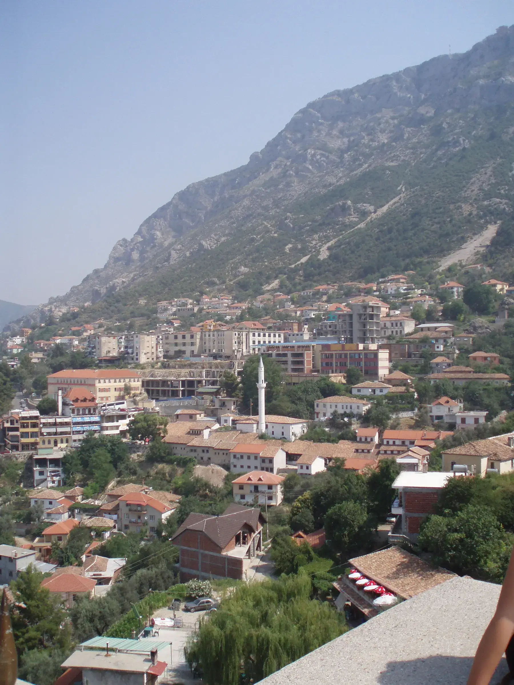 Kruja seen from the castle walls