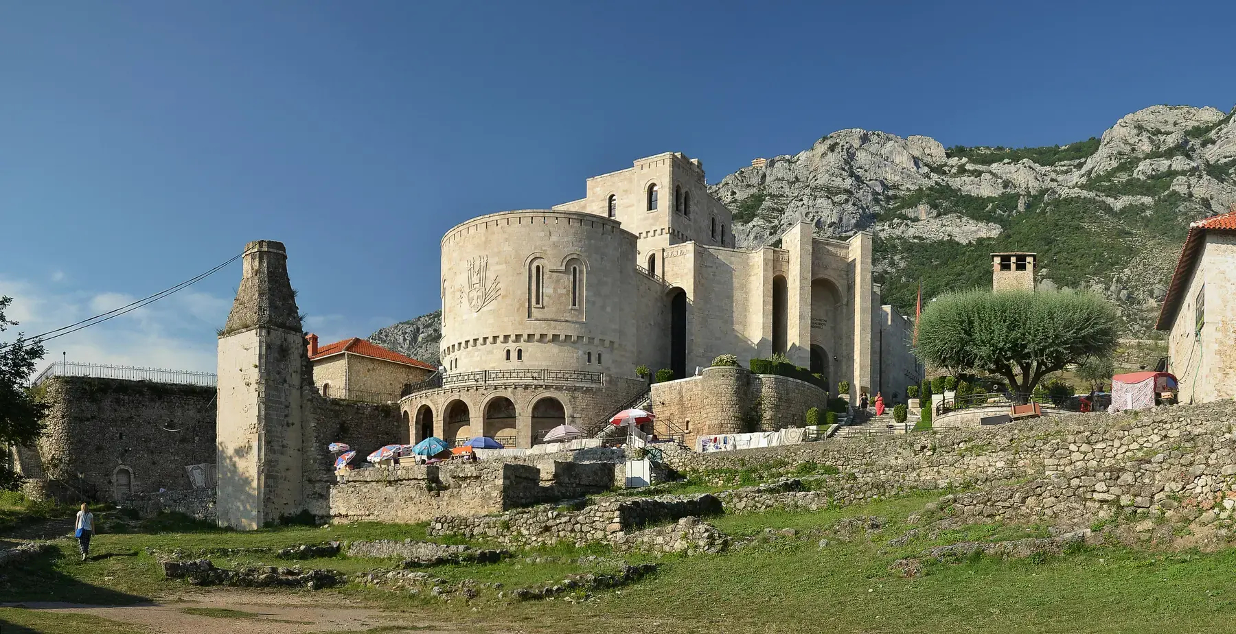 The Skanderbeg Museum inside the castle walls