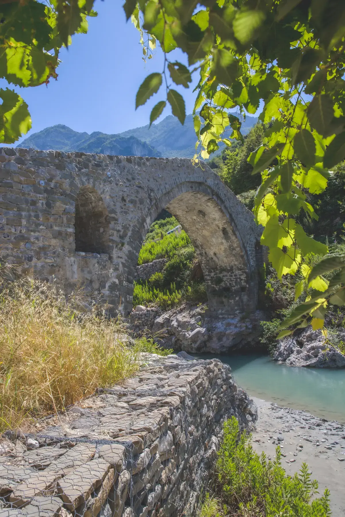 The arch of the Kurcaj bridge