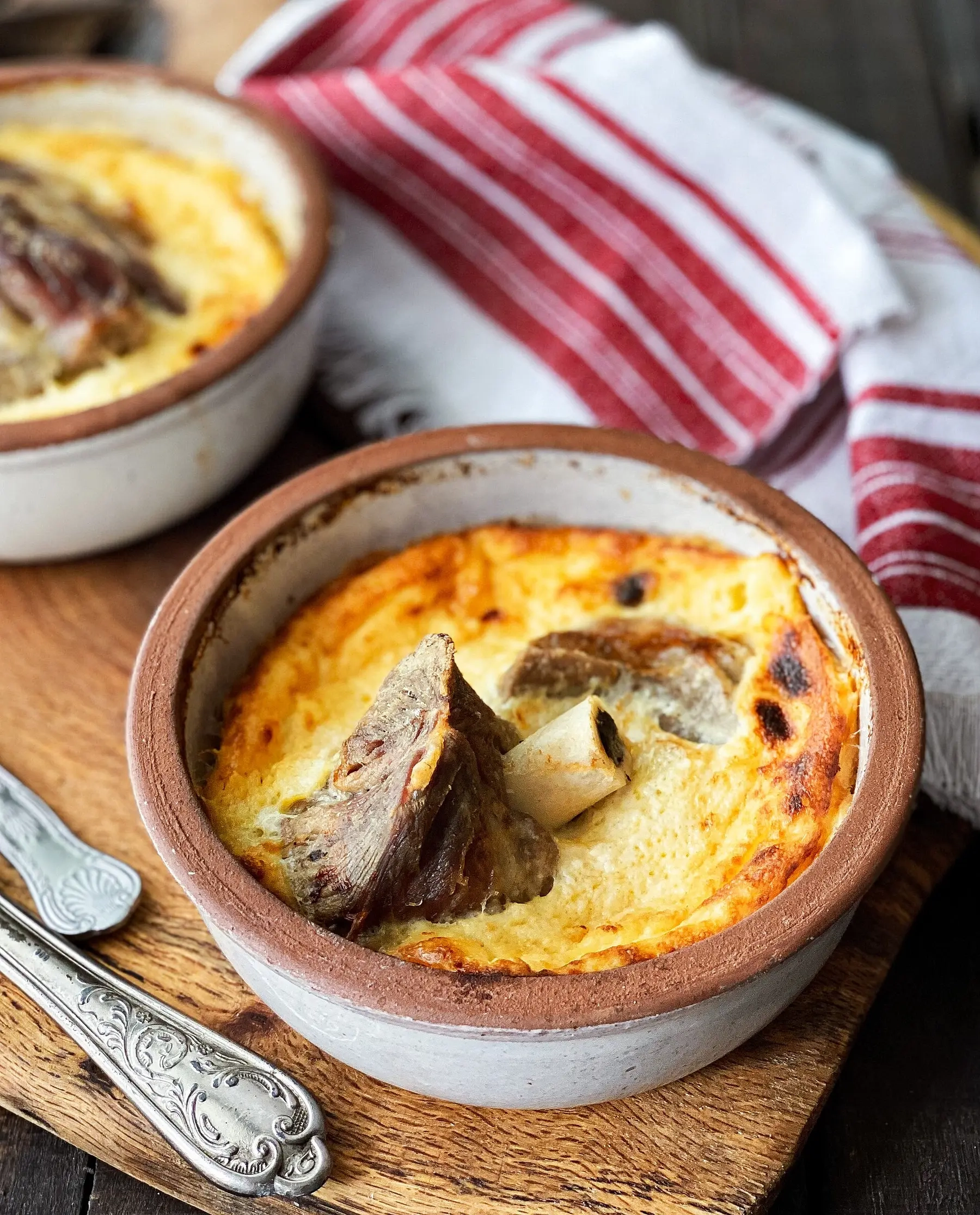 Tave kosi, lamb baked in yoghurt, Kruje Albania